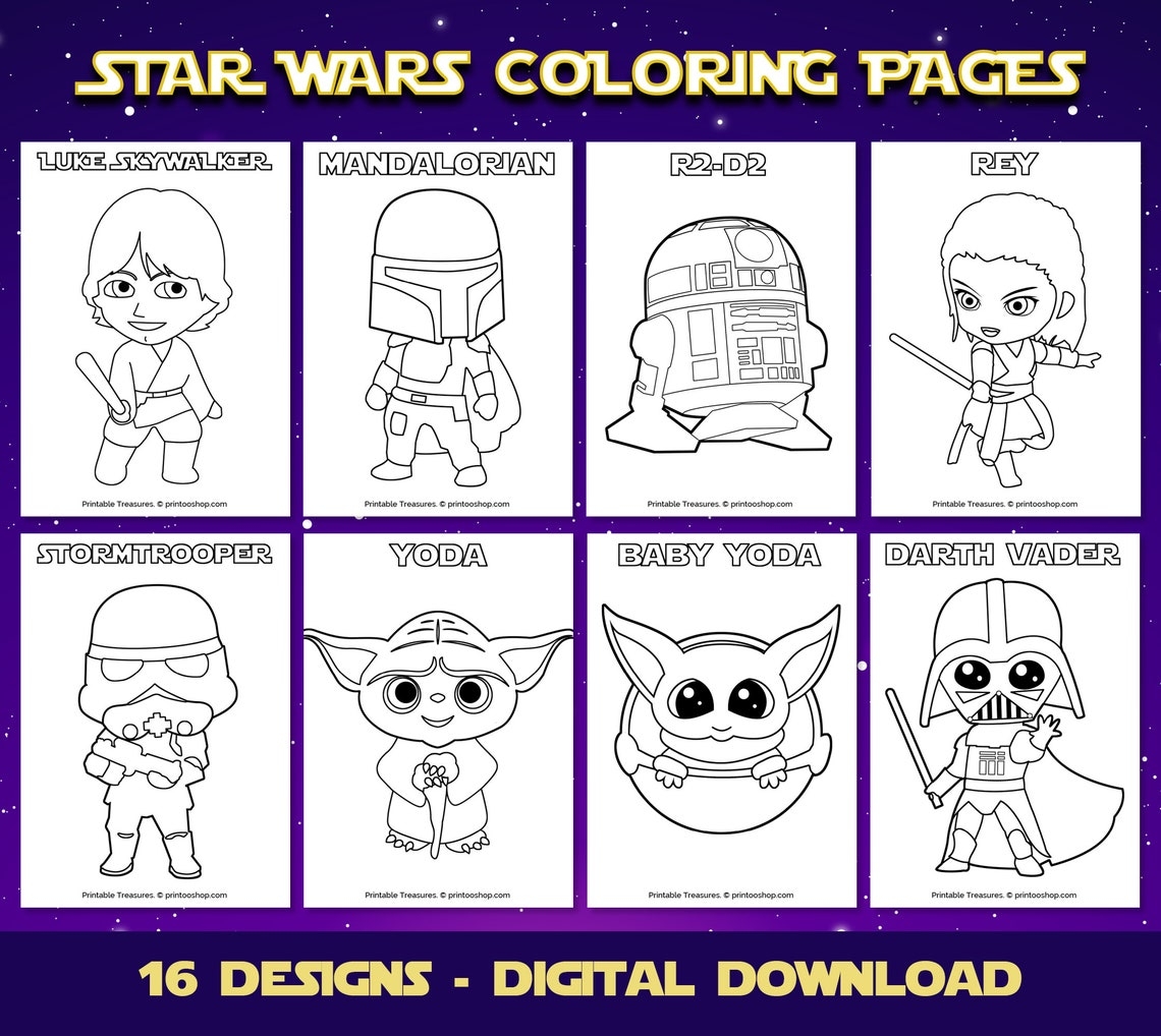 Baby Star Wars Coloring Pages