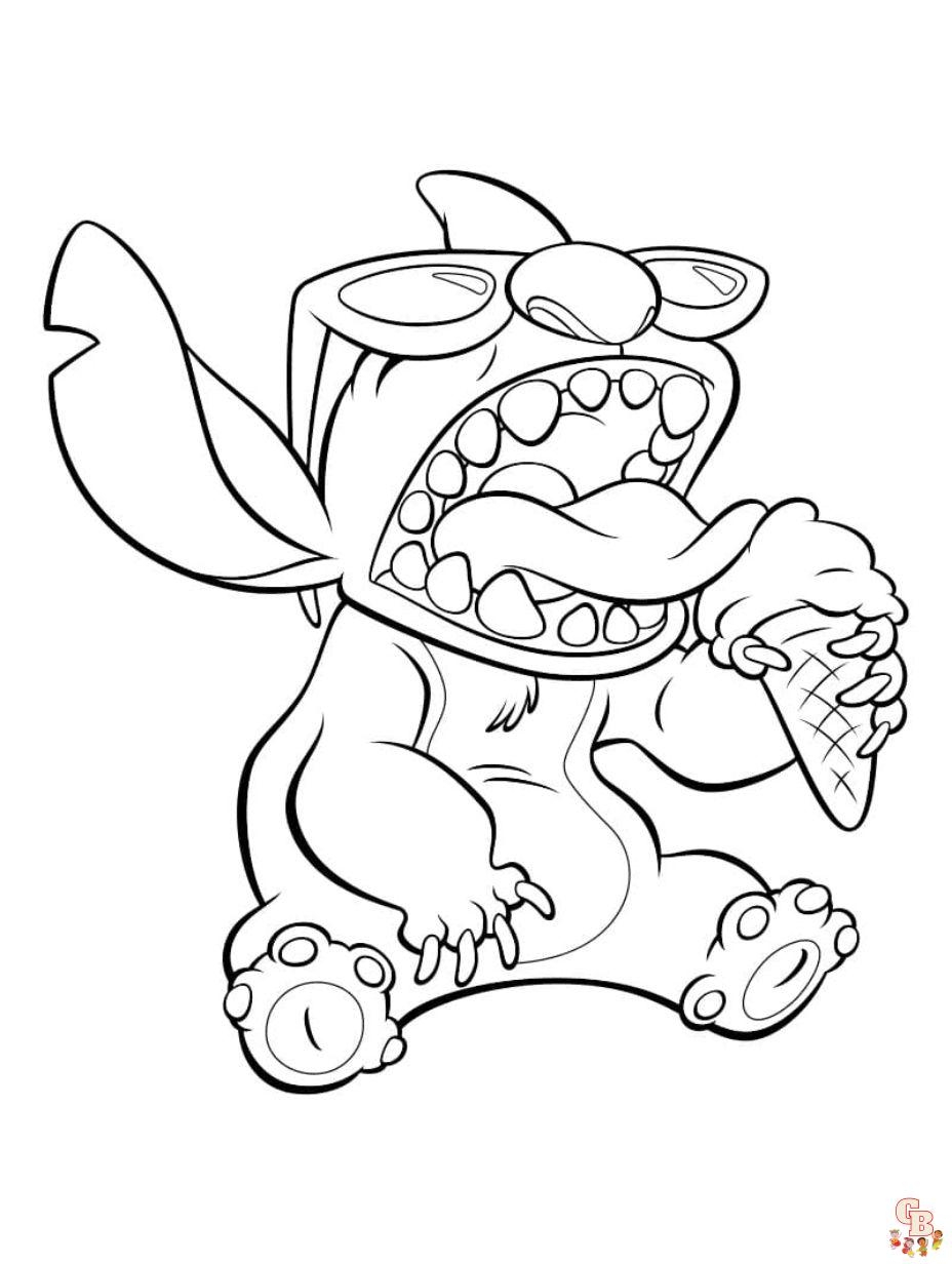 Stitch Coloring Pages Printable Free At GBcoloring Stitch Coloring Pages Printable Free At GBcoloring