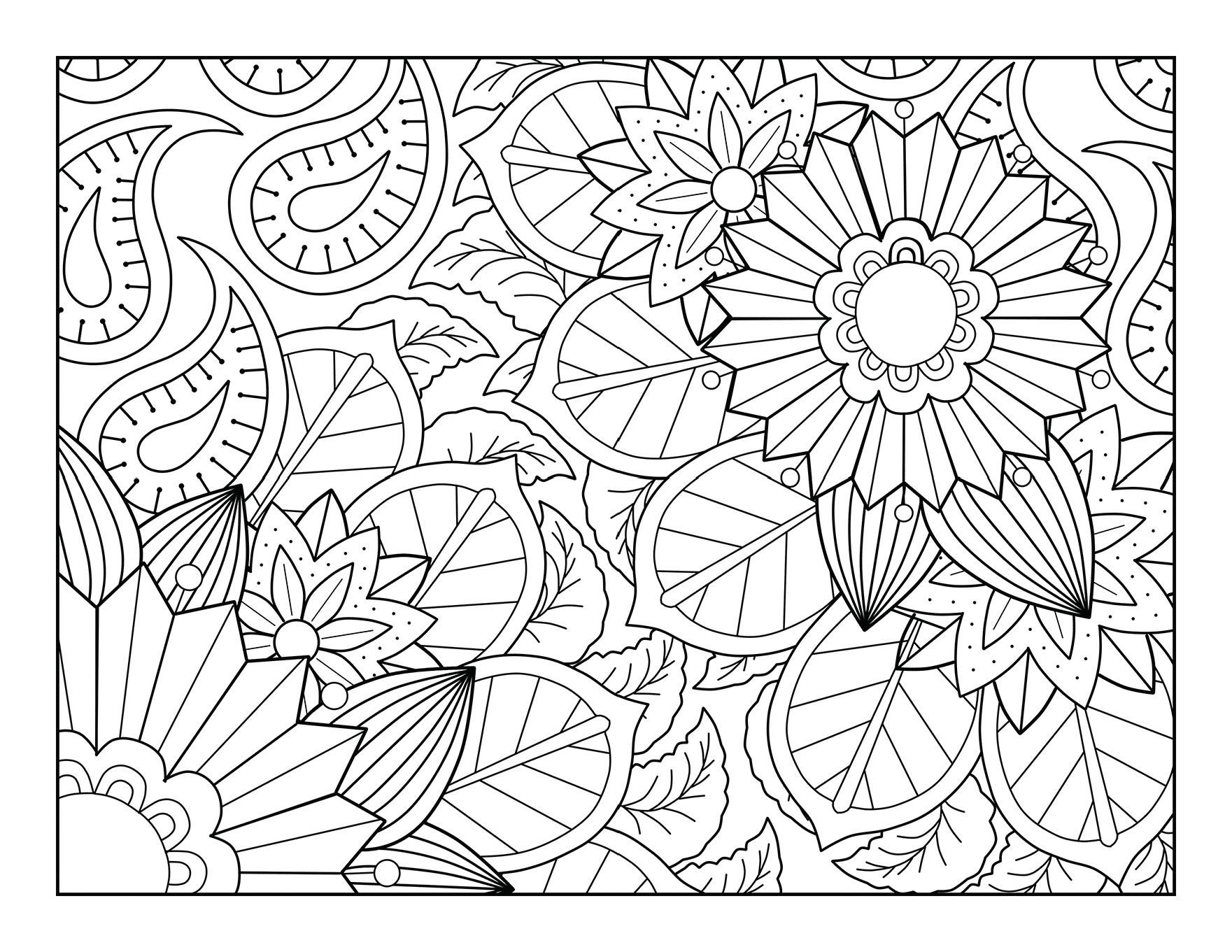 Stress Relief Coloring Pages For Adults Ashley Yeo