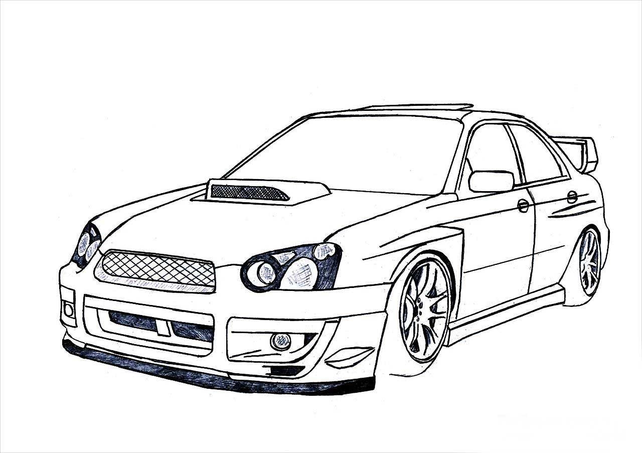 Subaru Coloring Pages To Download And Print For Free