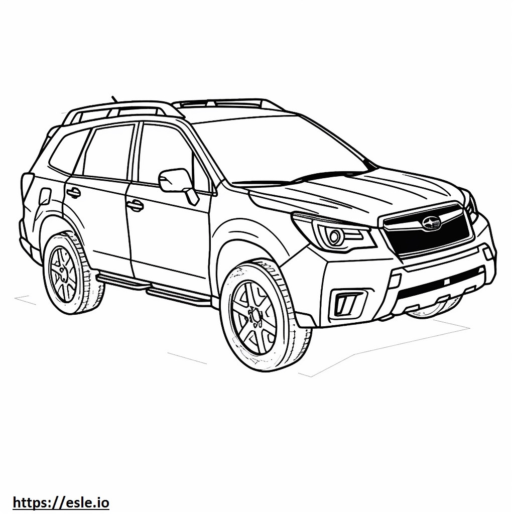 Subaru Car Coloring Pages