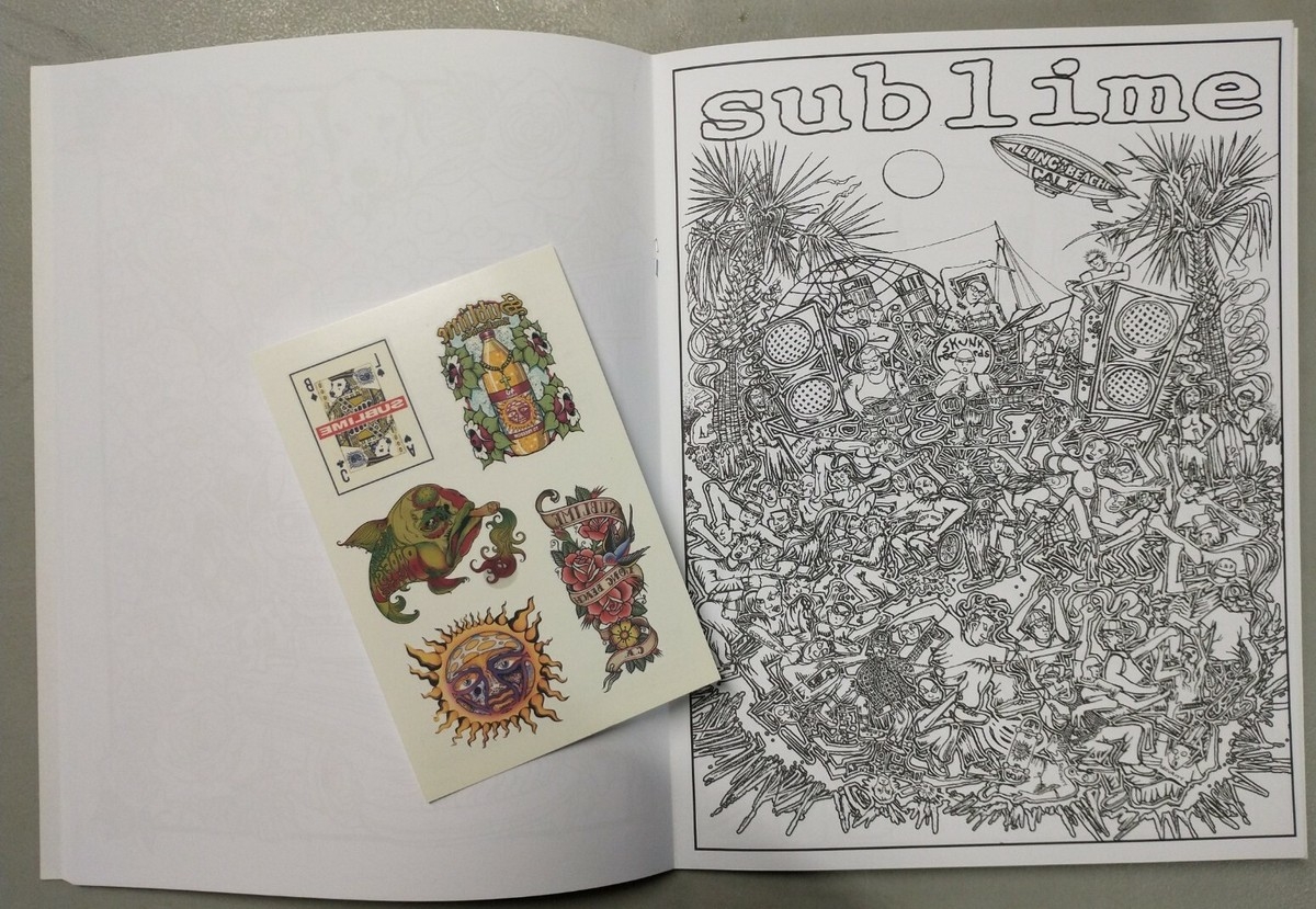 SUBLIME COLORING BOOK EBay SUBLIME COLORING BOOK EBay