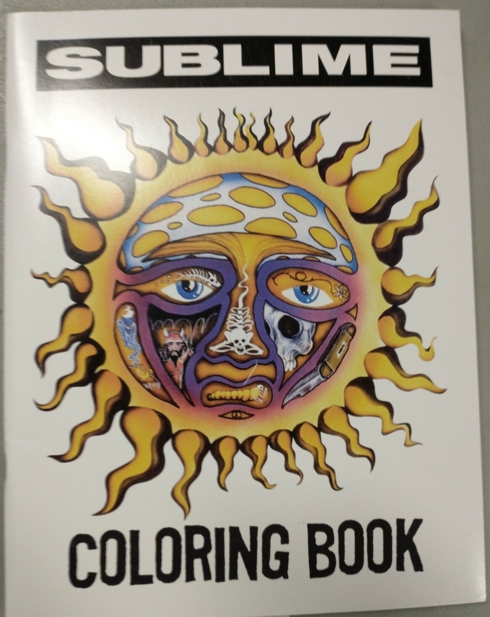 SUBLIME COLORING BOOK EBay SUBLIME COLORING BOOK EBay