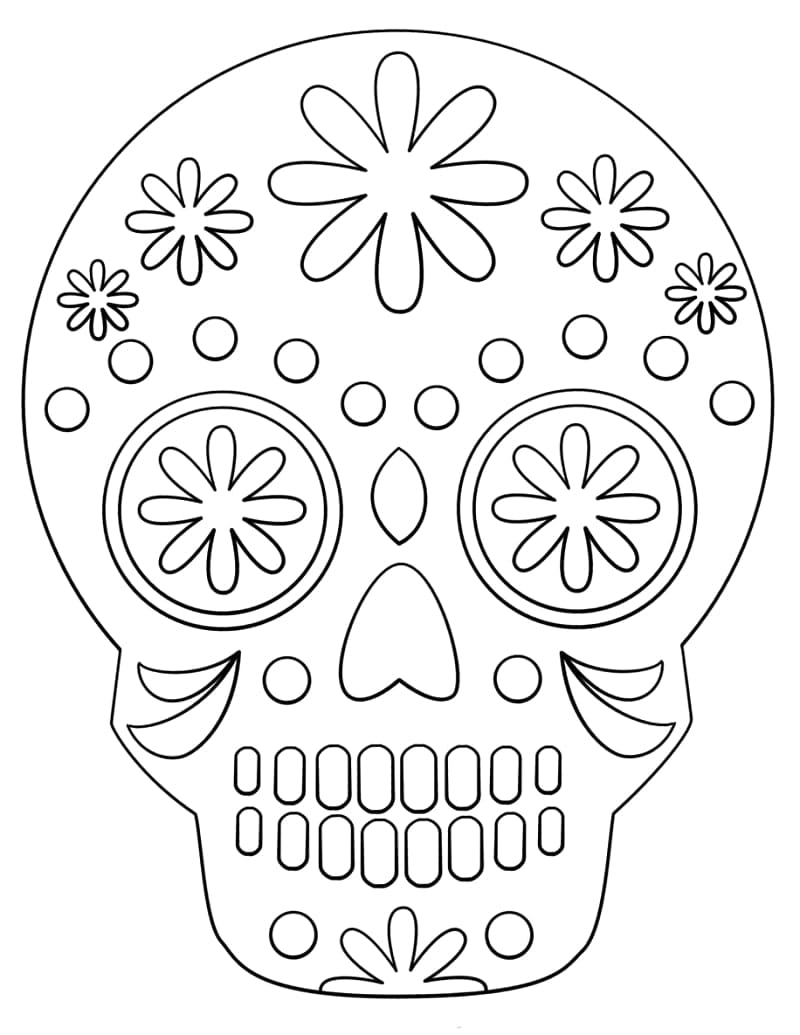 Sugar Skull Free Coloring Page Download Print Or Color Online For Free Sugar Skull Free Coloring Page Download Print Or Color Online For Free