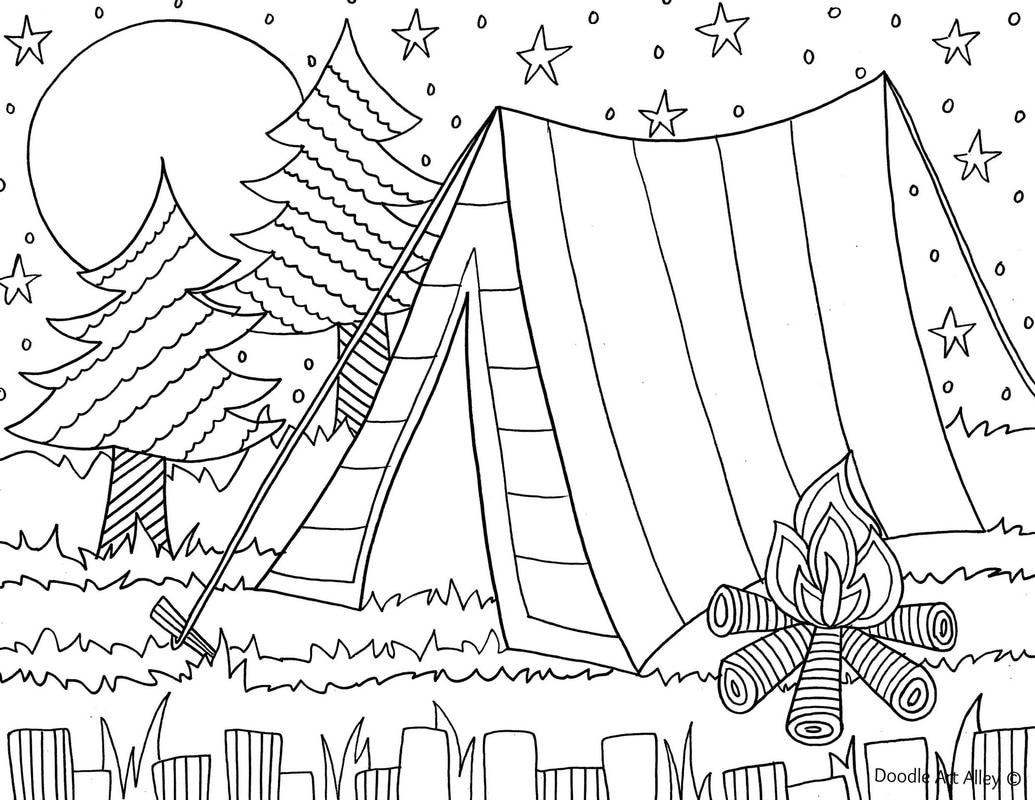 Summer Coloring Pages DOODLE ART ALLEY Summer Coloring Pages DOODLE ART ALLEY