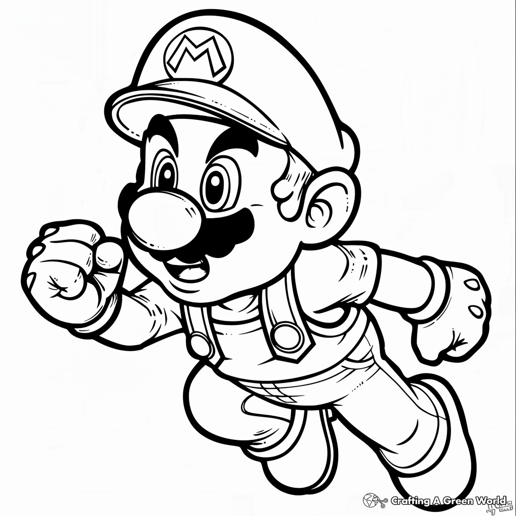 Super Mario Odyssey Coloring Pages Free Printable 