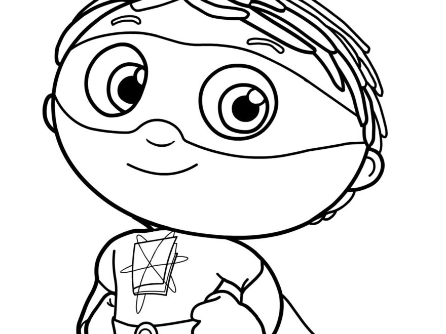Super Why Costume Coloring Page Kids PBS KIDS For Parents