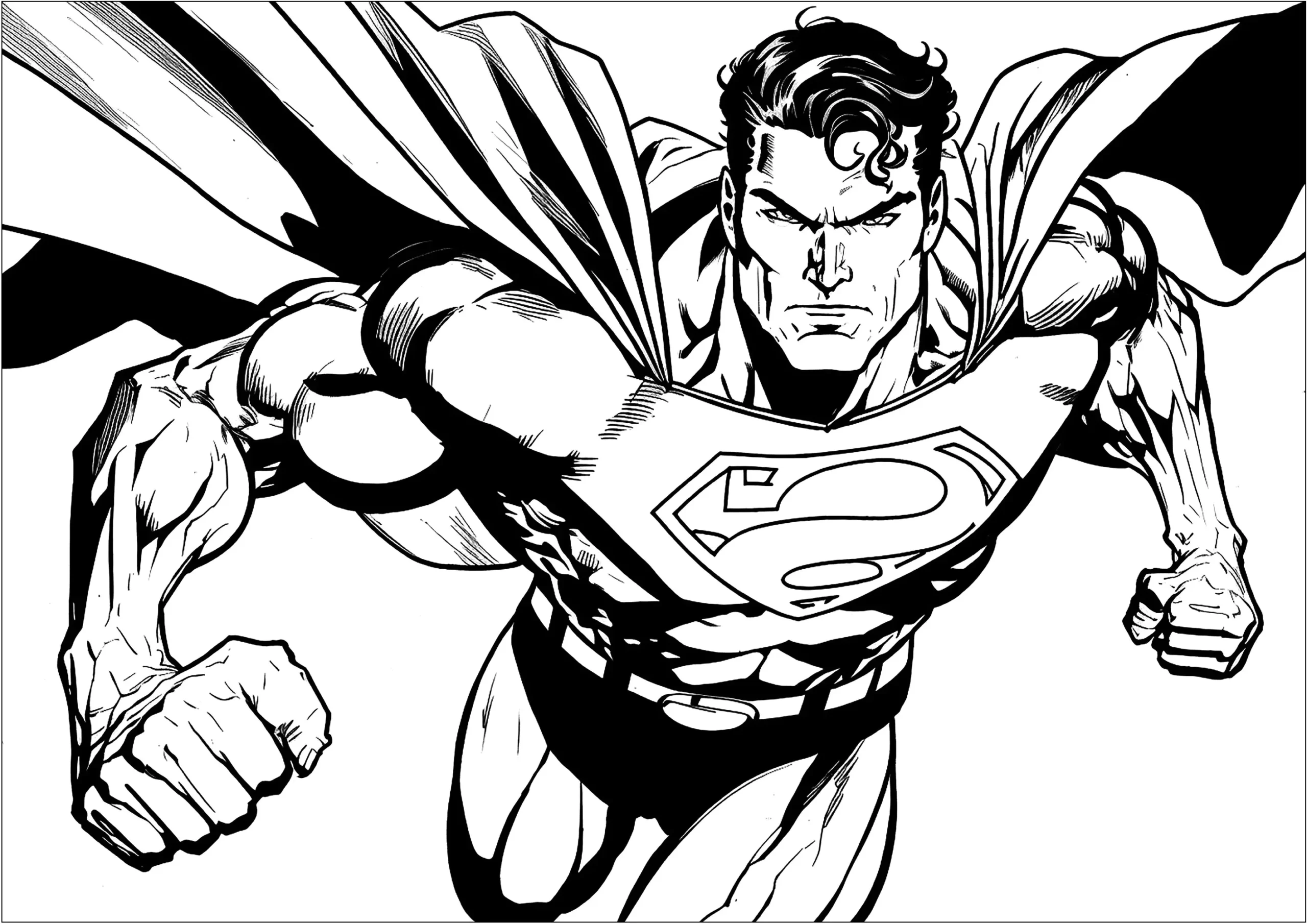 Superman Flounce Superman Coloring Pages Superman Flounce Superman Coloring Pages