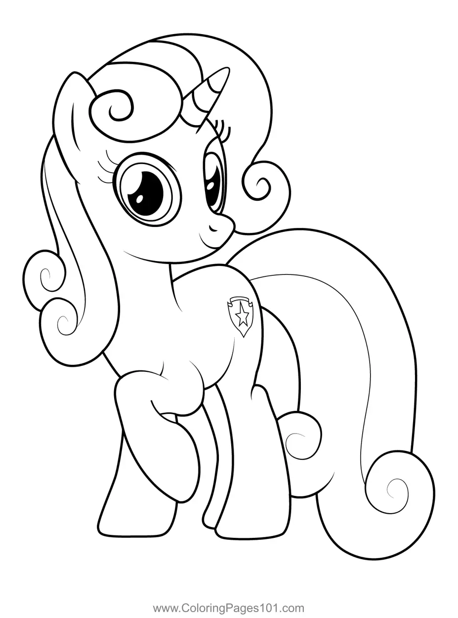 Sweetie Belle My Little Pony Equestria Girls Coloring Page For Kids Free My Little Pony Equestria Girls Printable Coloring Pages Online For Kids ColoringPages101 Coloring Pages For Kids