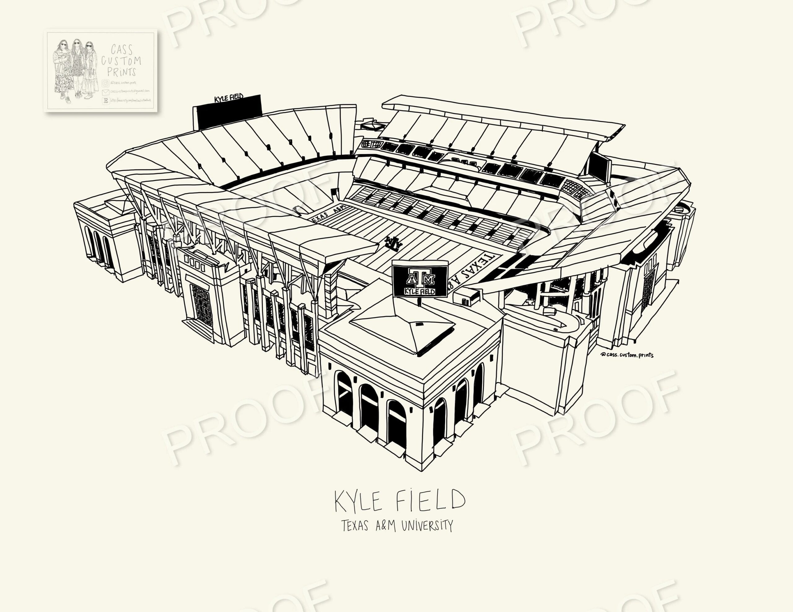 Texas A M Kyle Field Stadium digital Download Etsy Texas A M Kyle Field Stadium digital Download Etsy