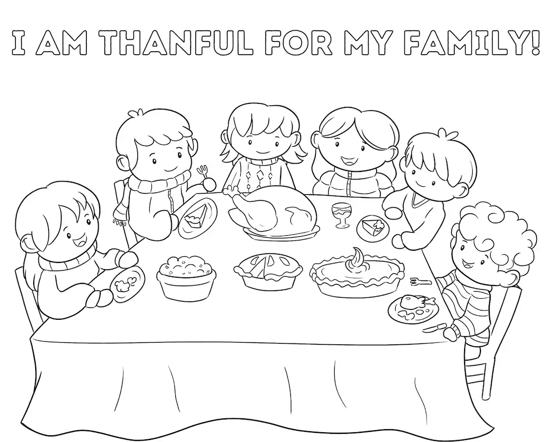Thanksgiving Thankful For Family Coloring Page Digital Download Gather Kids Coloring Etsy Thanksgiving Thankful For Family Coloring Page Digital Download Gather Kids Coloring Etsy