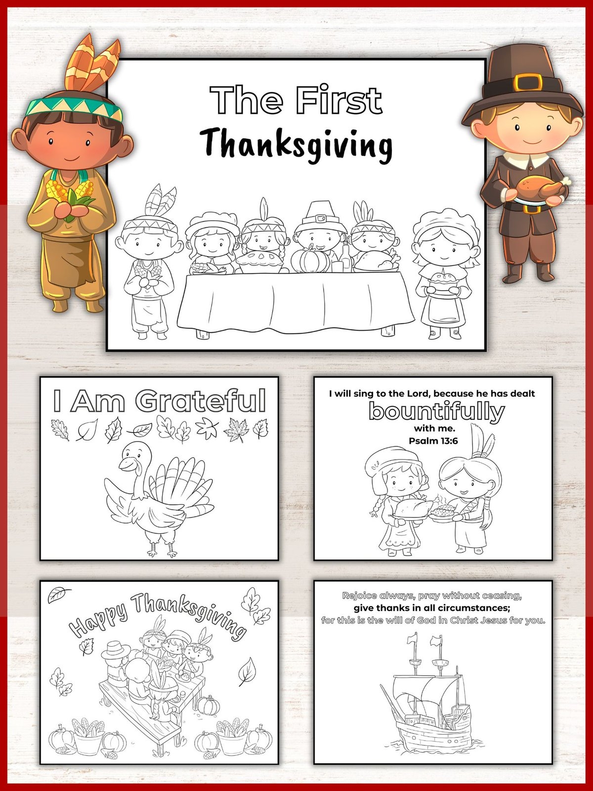 The First Thanksgiving Coloring Page Healing Home The First Thanksgiving Coloring Page Healing Home