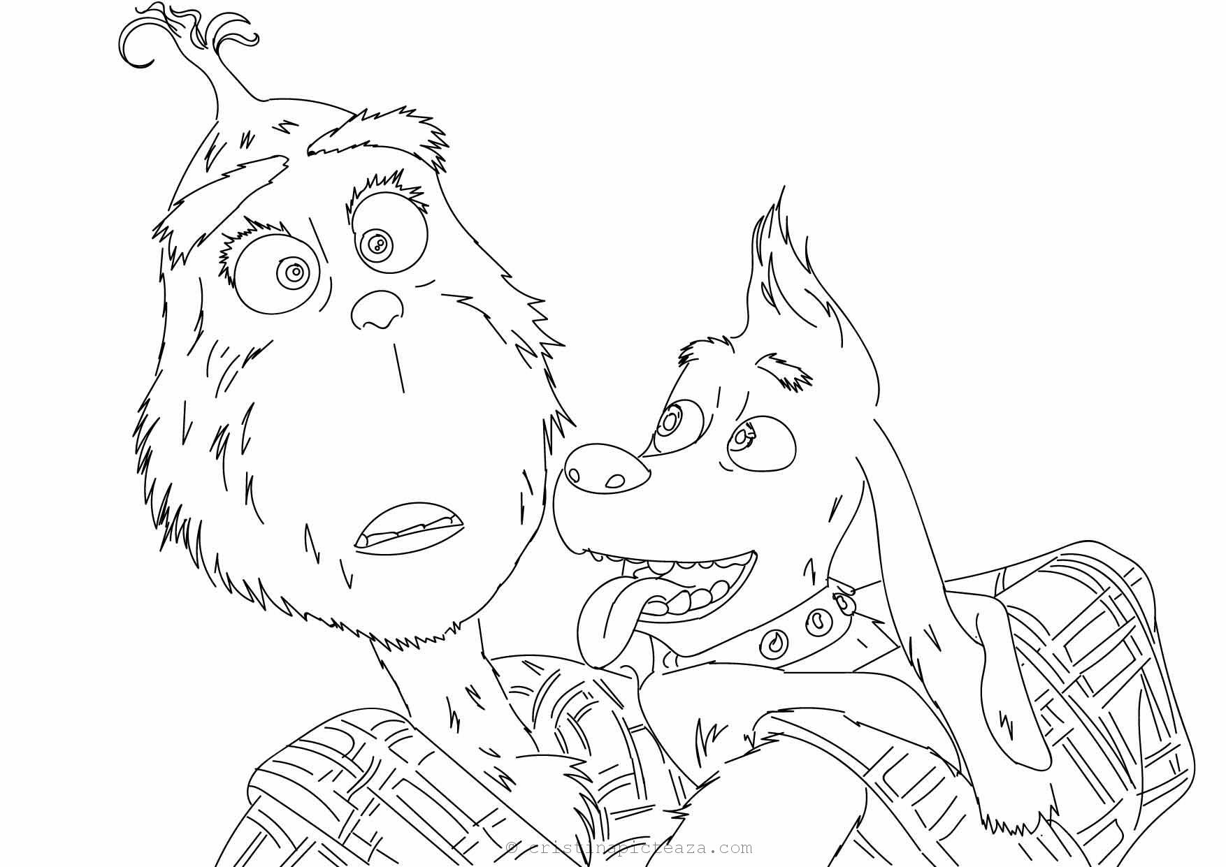 The Grinch Coloring Pages Drawings Sheets With Grinch The Grinch Coloring Pages Drawings Sheets With Grinch