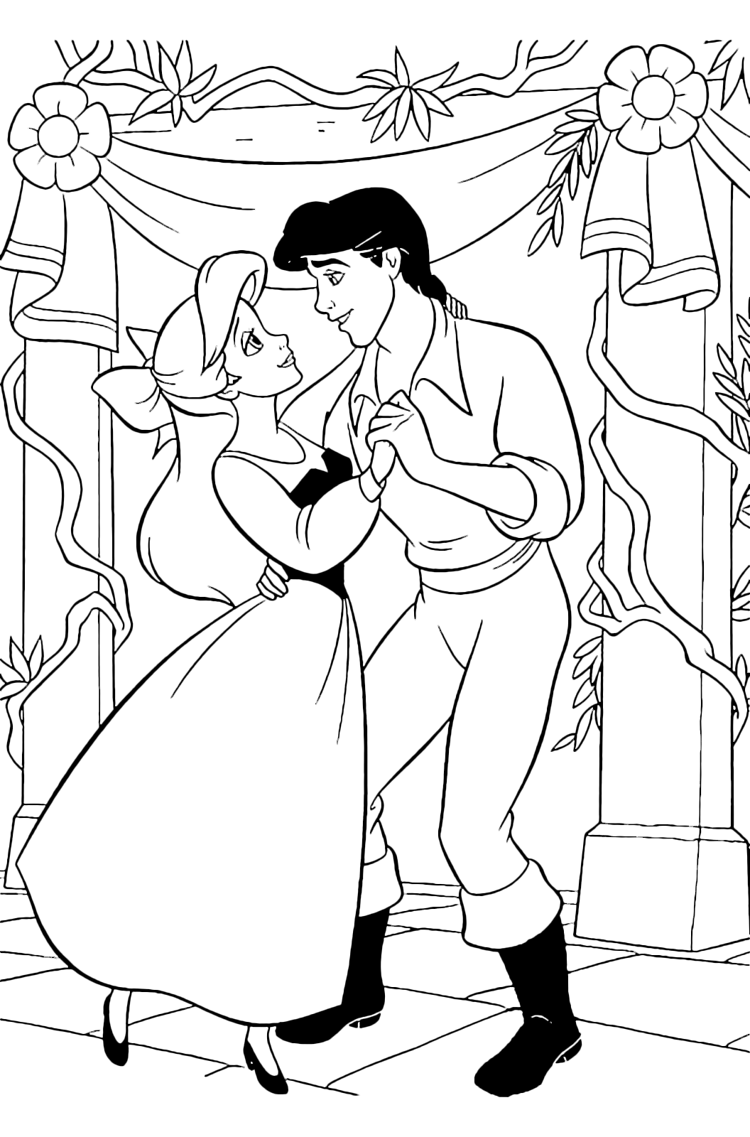 The Little Mermaid Ariel Turned Into Human Dances With Prince Eric