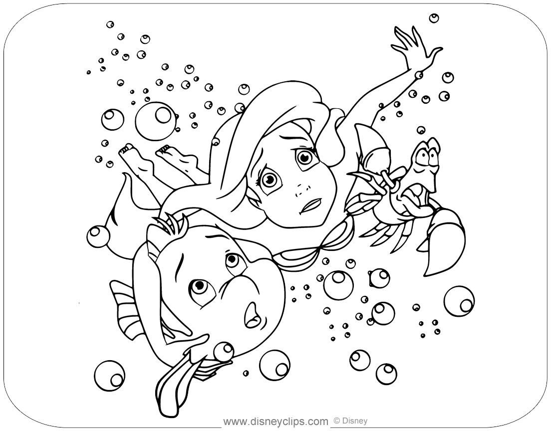 The Little Mermaid Coloring Pages 4 Disneyclips The Little Mermaid Coloring Pages 4 Disneyclips