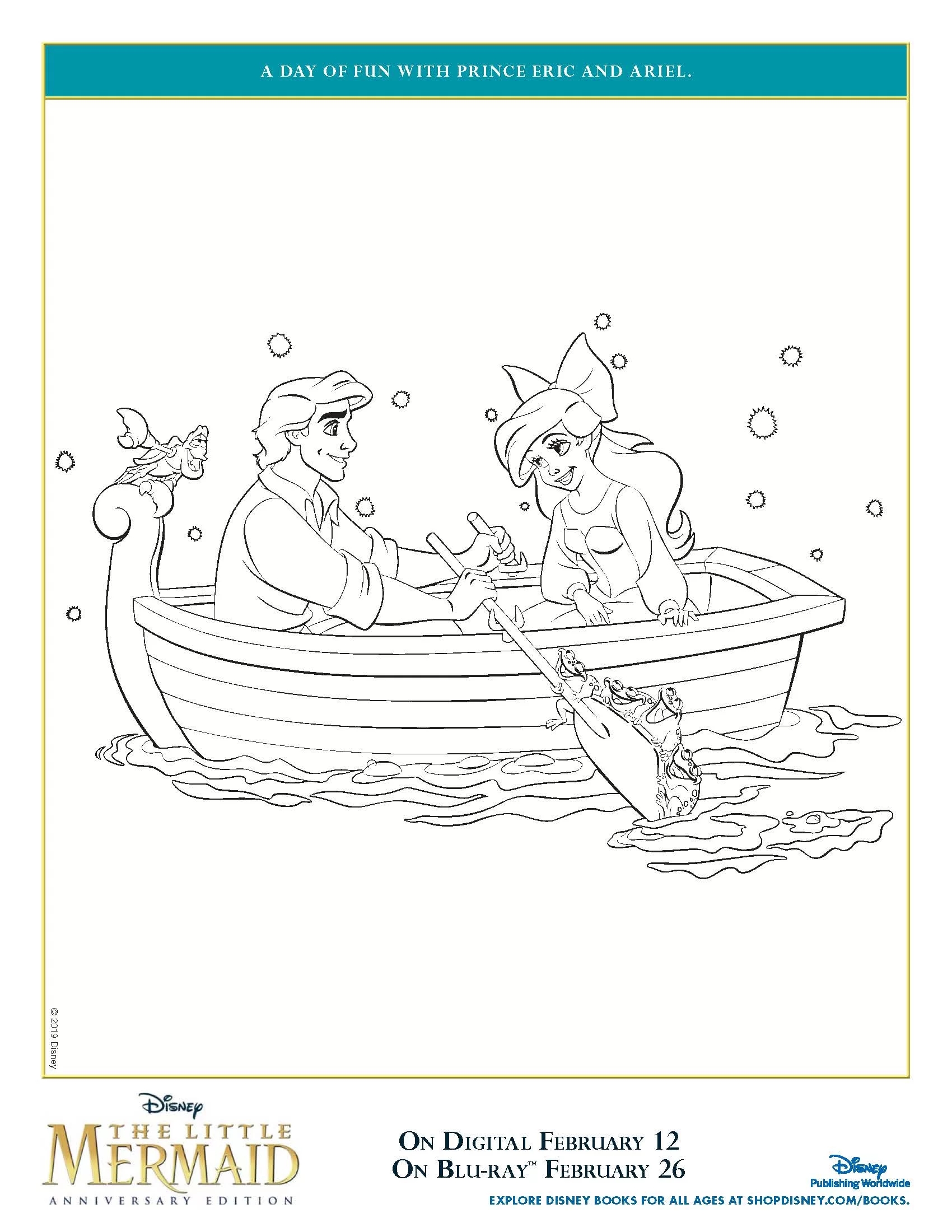 The Little Mermaid Coloring Pages Halle Bailey