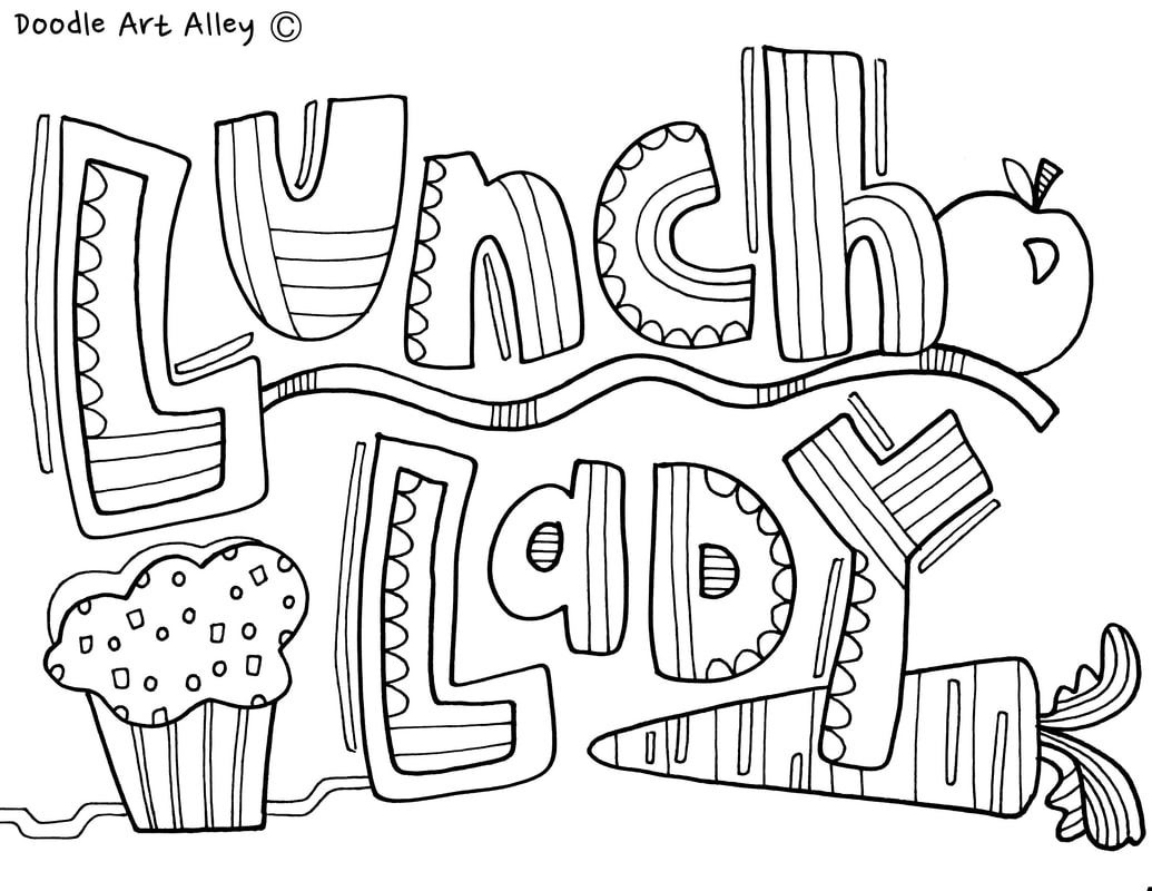 School Lunch Coloring Pages School Lunch Coloring Pages