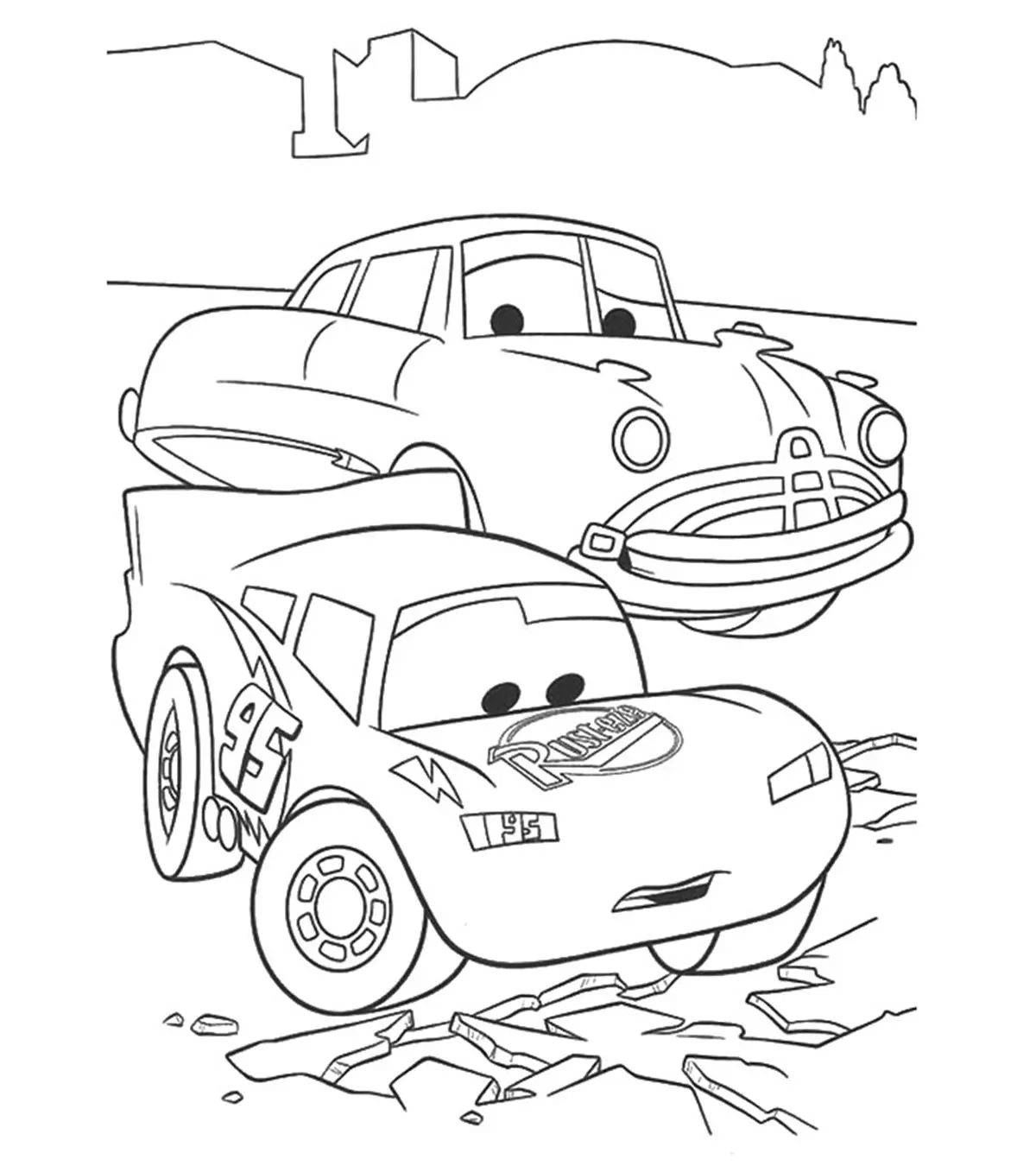 Lightning Mcqueen Truck Coloring Pages Lightning Mcqueen Truck Coloring Pages