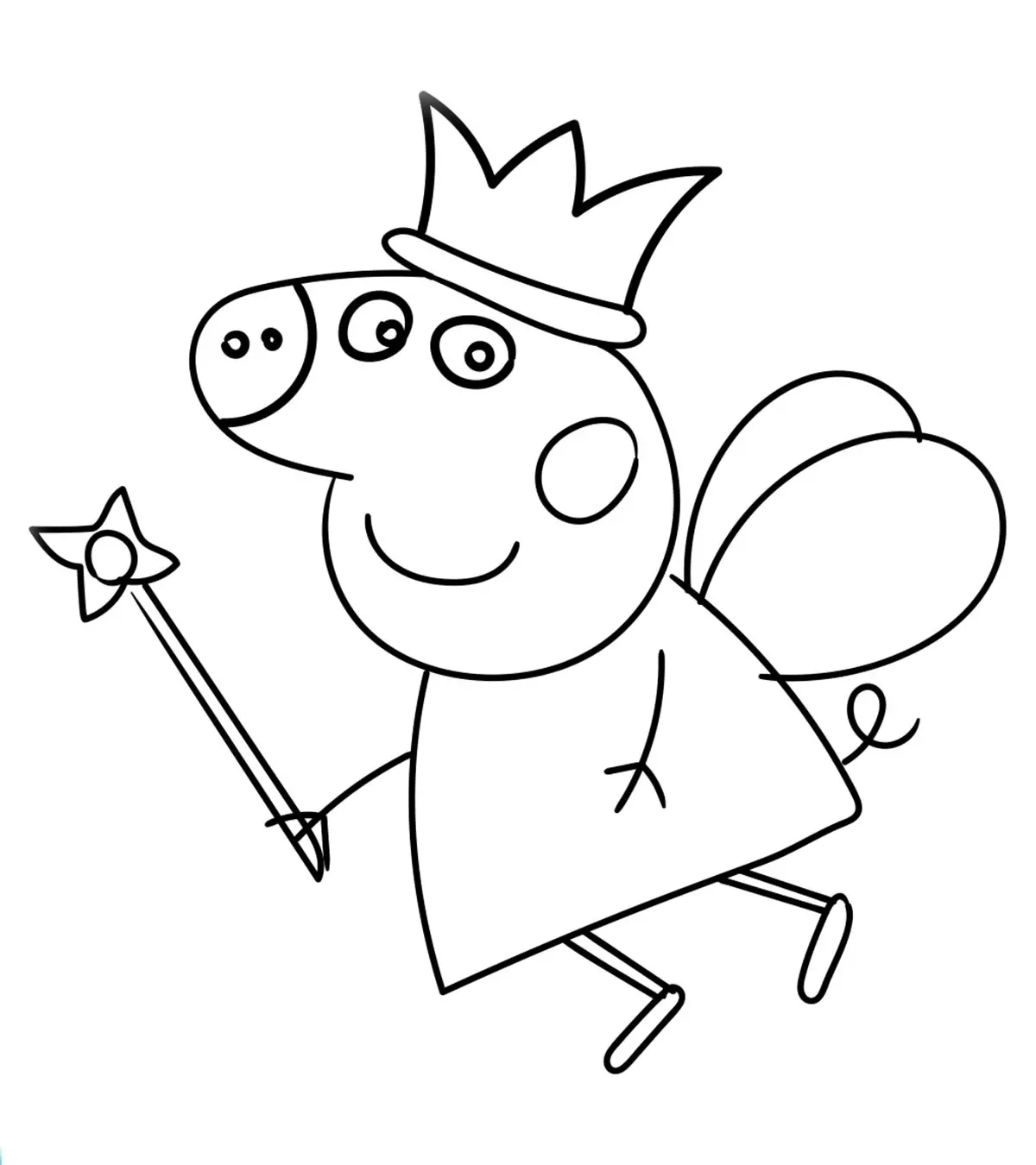 Top 35 Free Printable Peppa Pig Coloring Pages For Toddlers