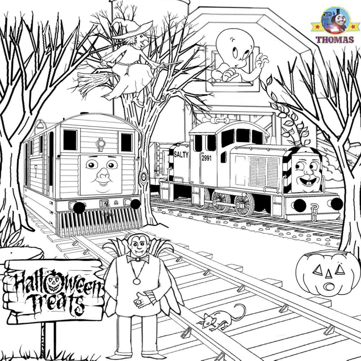 Train Thomas The Tank Engine Friends Free Online Games And Toys For Kids Free Halloween Coloring Pages Printable Pictures To Color For Kids