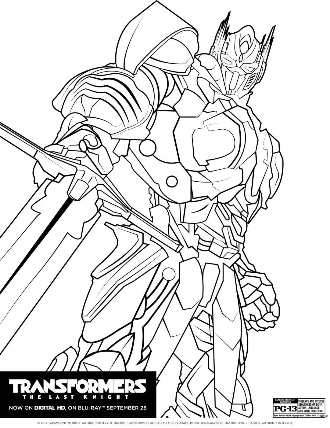 Transformers The Last Knight Coloring Pages The Review Wire Transformers The Last Knight Coloring Pages The Review Wire