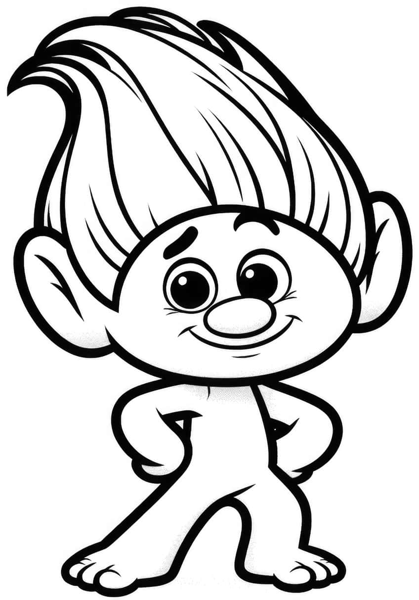 Trolls Coloring Pages 34 Free Sheets To Color Trolls Coloring Pages 34 Free Sheets To Color