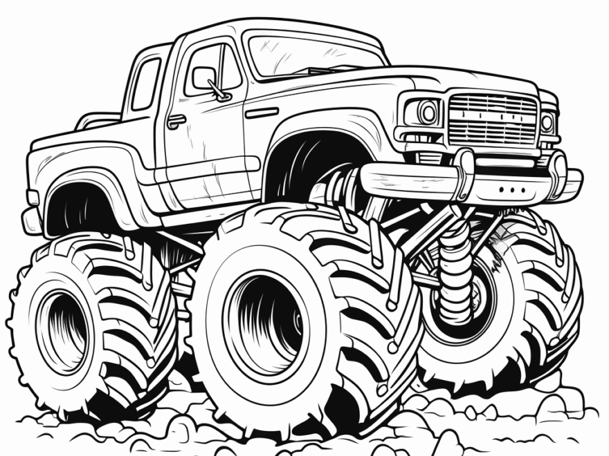 Truck Coloring Pages Free Printable