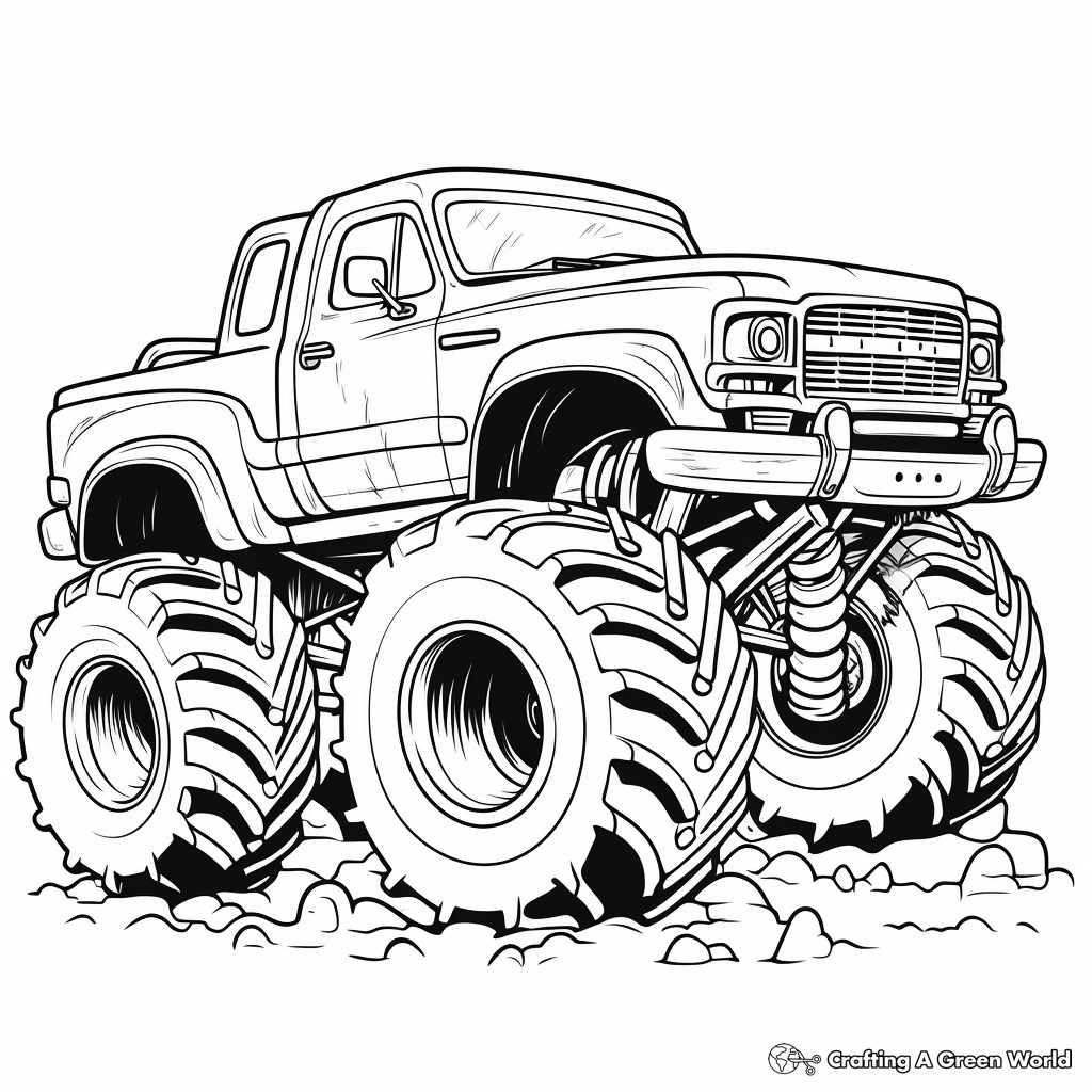 Truck Coloring Pages Free Printable 