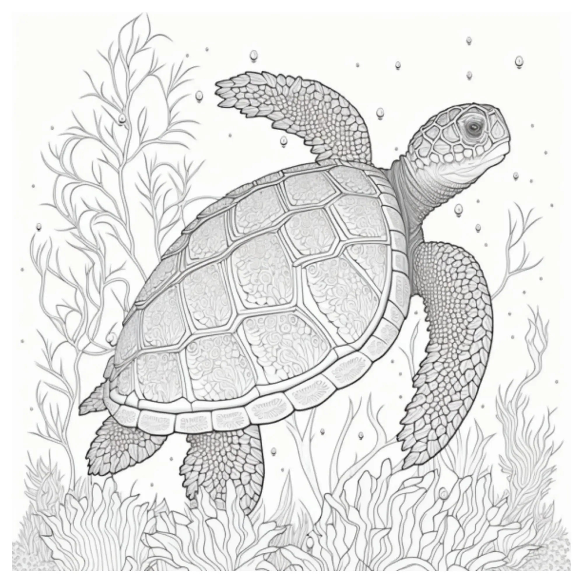 Turtle Coloring Pages For Adults Instant Download Etsy Turtle Coloring Pages For Adults Instant Download Etsy