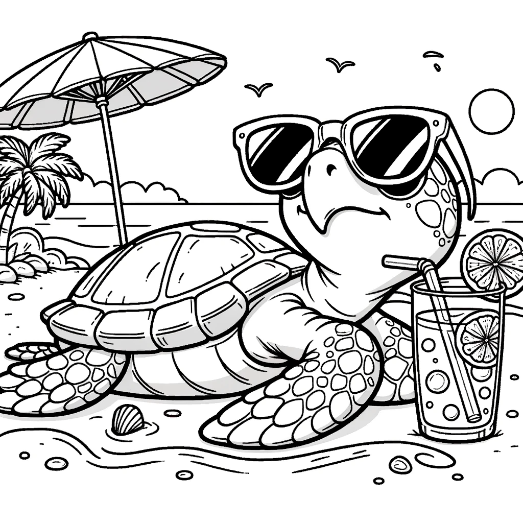 Turtle Coloring Pages Fun Creative Designs For Kids