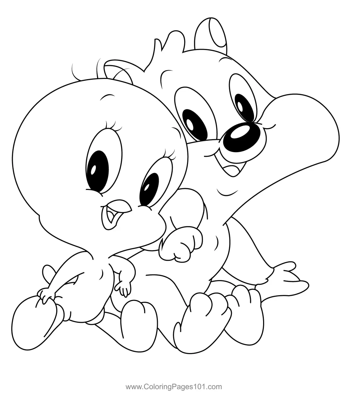 Looney Tunes Tweety Coloring Pages