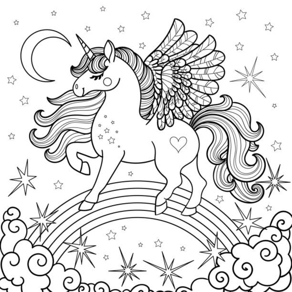 Unicorn Coloring Pages 25 Free Printable Sheets For Kids Parade Unicorn Coloring Pages 25 Free Printable Sheets For Kids Parade