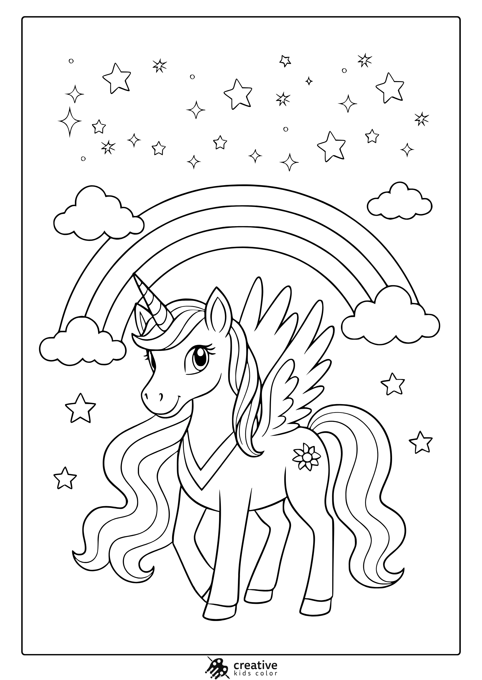Unicorn Coloring Pages 55 Easy And Free Printable PDF Unicorn Coloring Pages 55 Easy And Free Printable PDF