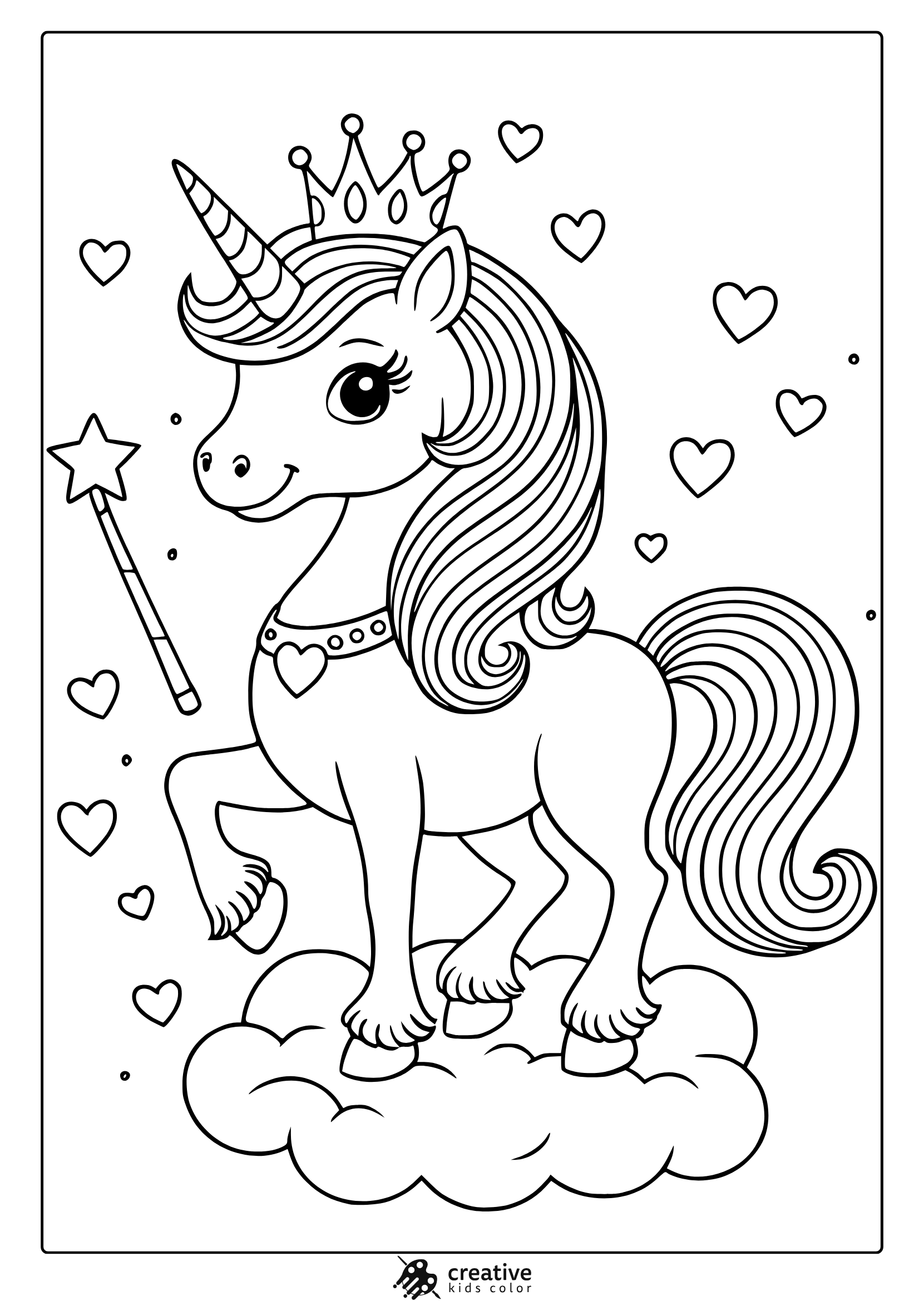 Unicorn Coloring Pages 55 Easy And Free Printable PDF Unicorn Coloring Pages 55 Easy And Free Printable PDF