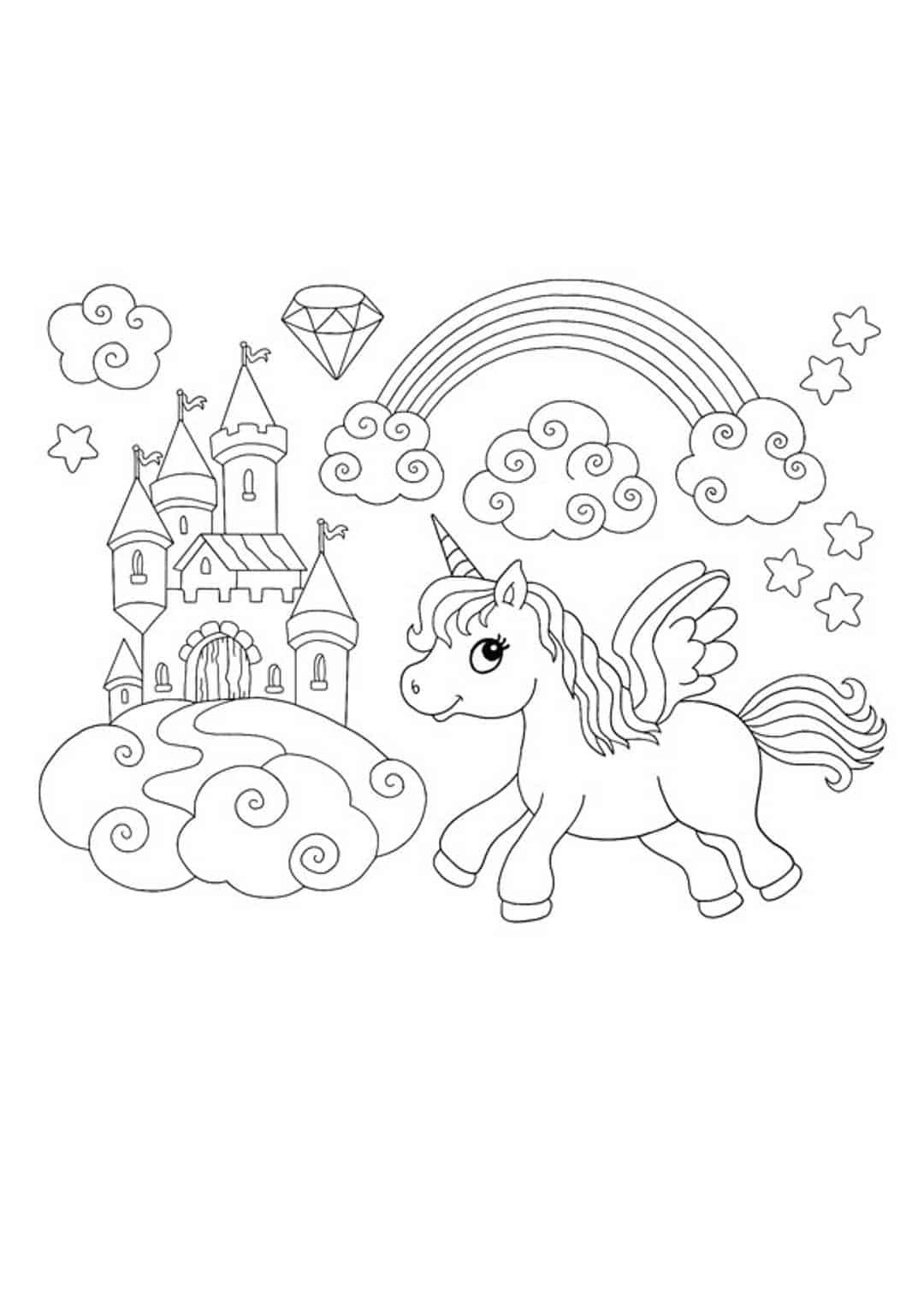 Unicorn Coloring Pages 91 Free Printable Coloring Sheets For Kids 2021 Unicorn Coloring Pages 91 Free Printable Coloring Sheets For Kids 2021