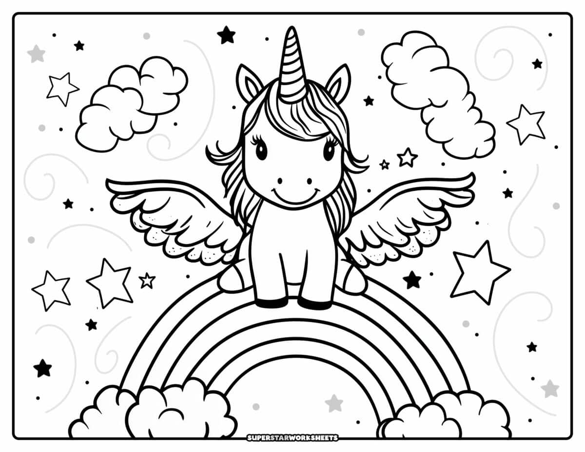Unicorn Coloring Pages Free Printables Superstar Worksheets Unicorn Coloring Pages Free Printables Superstar Worksheets