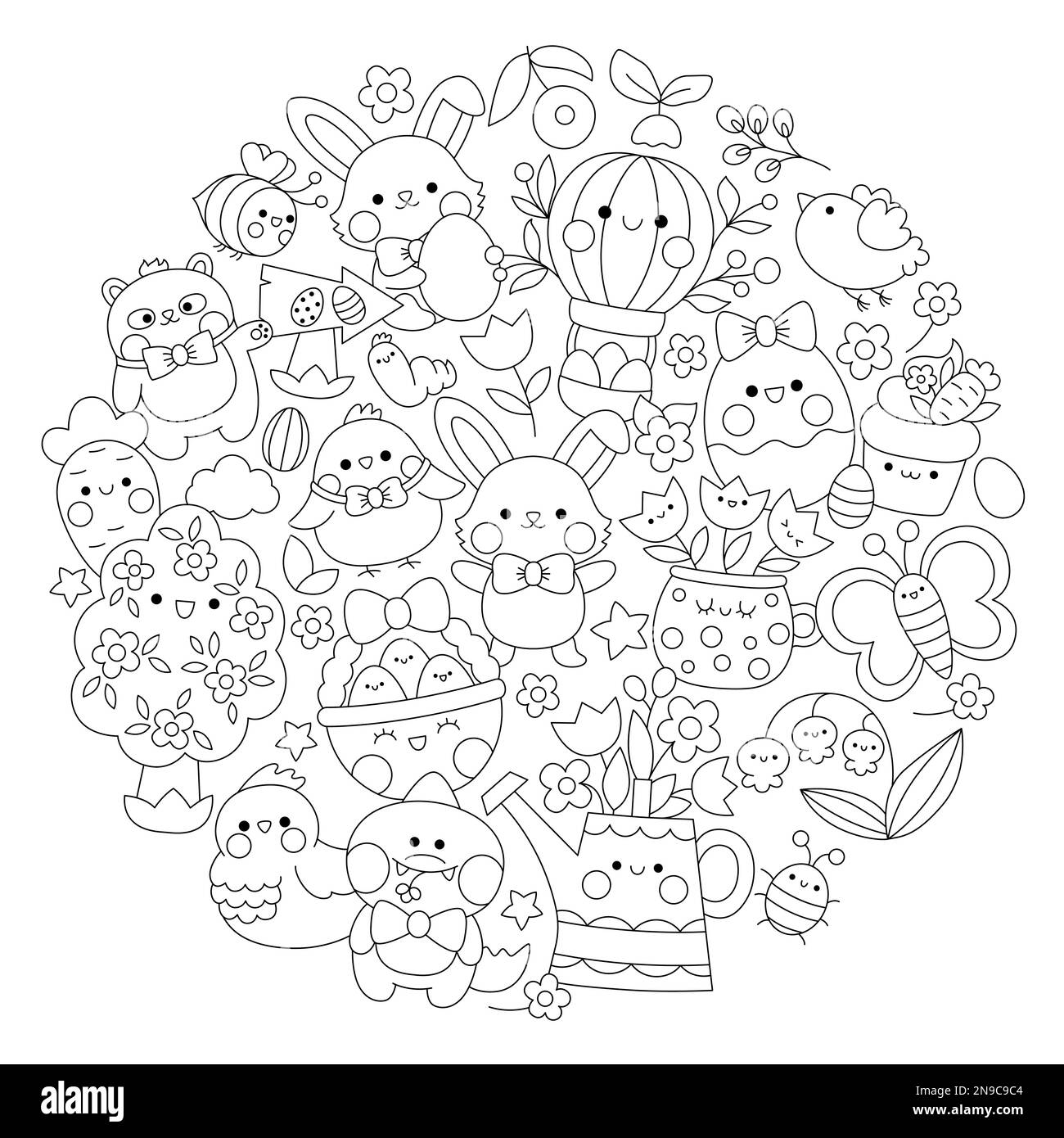 Girly Doodle Coloring Pages