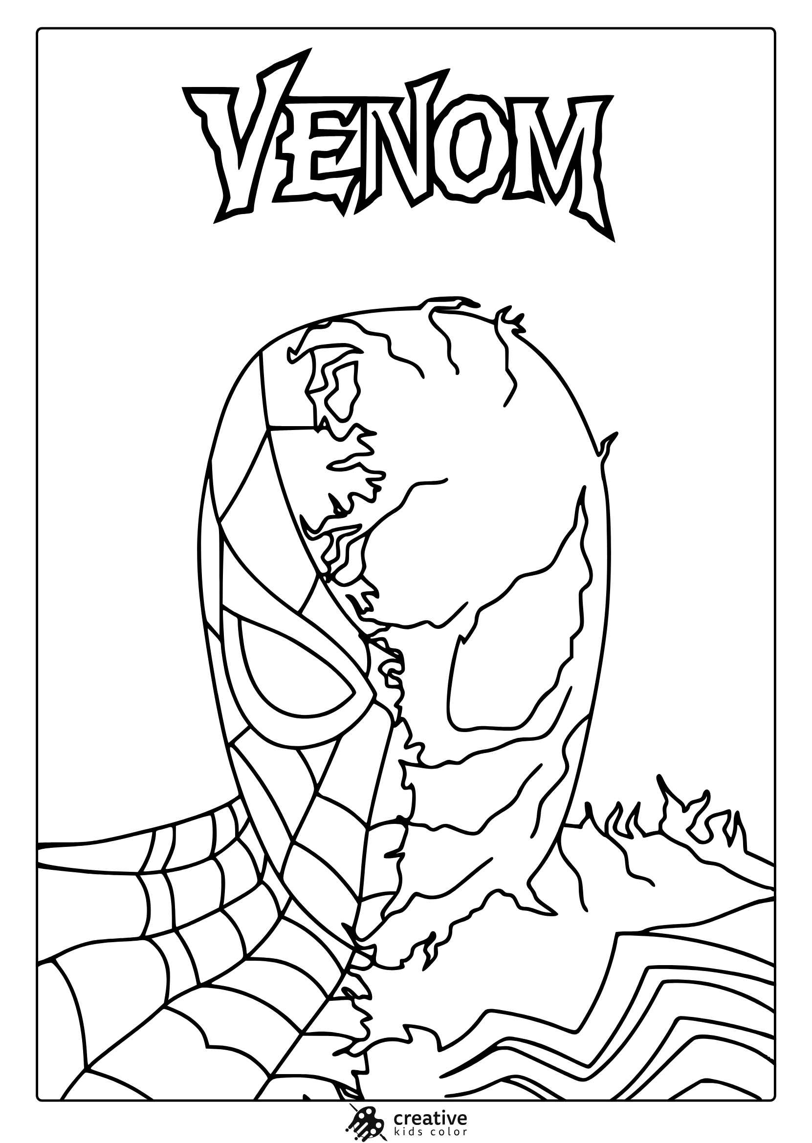 Venom Coloring Pages 25 Free Printable PDF 
