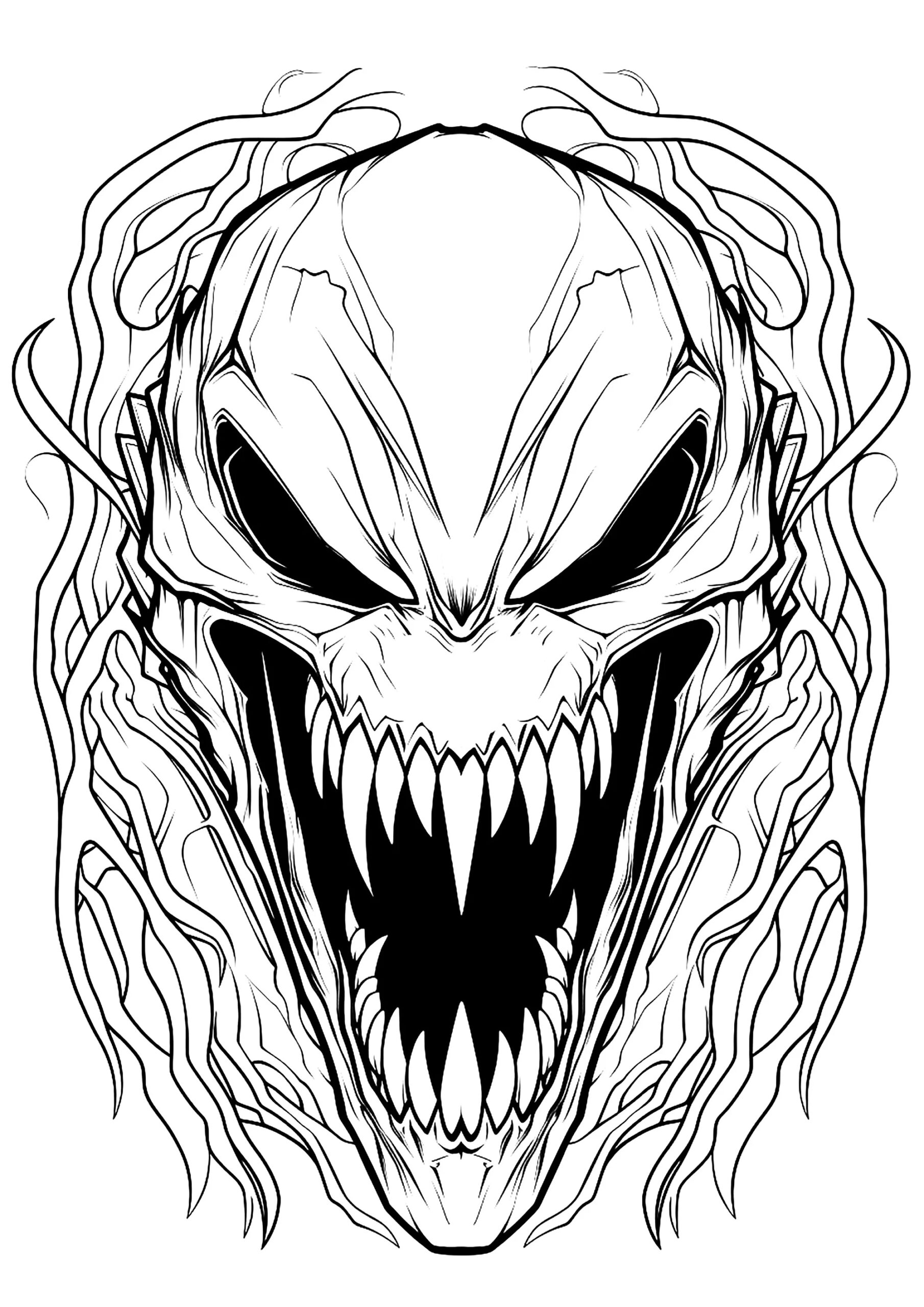 Deadpool Venom Coloring Pages