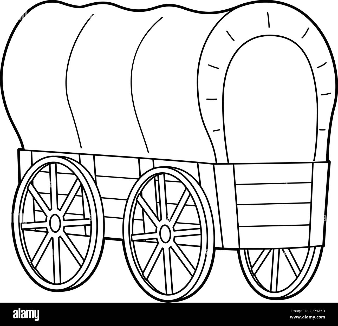 Wagon Vehicle Coloring Page For Kids Stock Vector Image Art Alamy Wagon Vehicle Coloring Page For Kids Stock Vector Image Art Alamy