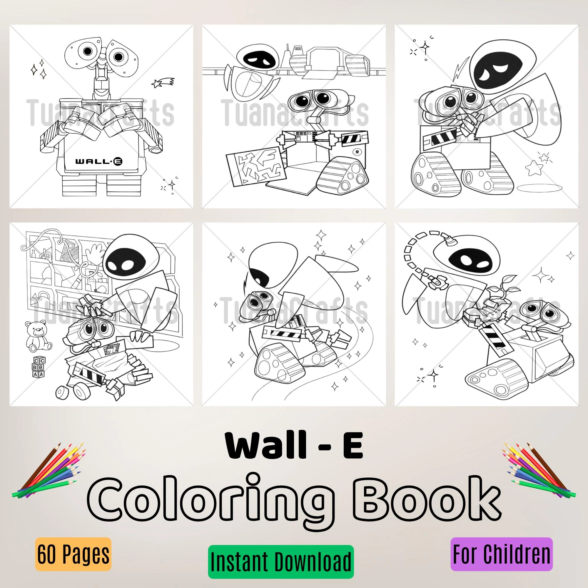 Wall-E Coloring Pages Printable Wall-E Coloring Pages Printable