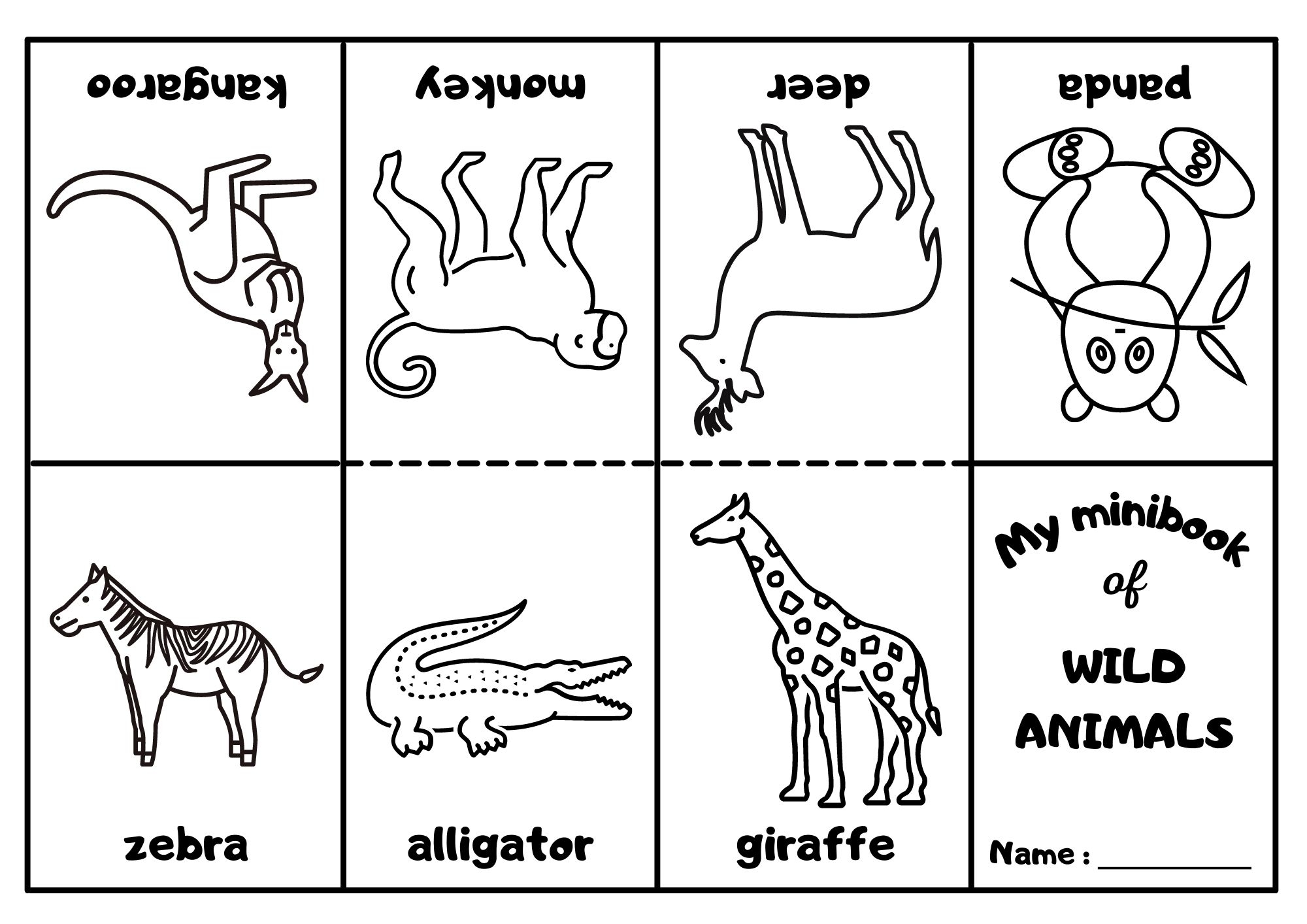 Wild Animals Coloring Pages Wild Animals Coloring Pages