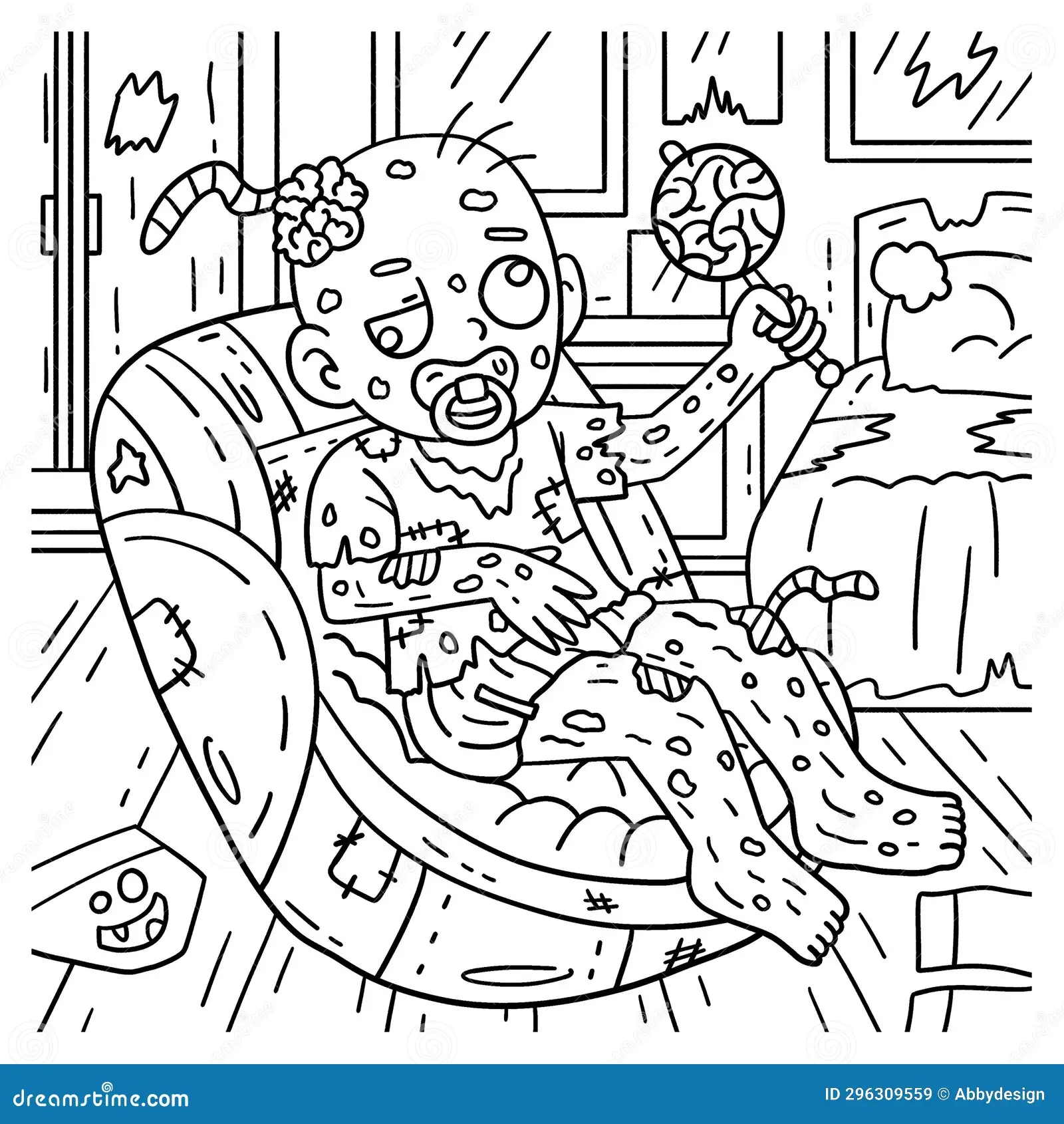 Zombie Baby Coloring Pages For Kids Stock Vector Illustration Of Drawing Kids 296309559 Zombie Baby Coloring Pages For Kids Stock Vector Illustration Of Drawing Kids 296309559