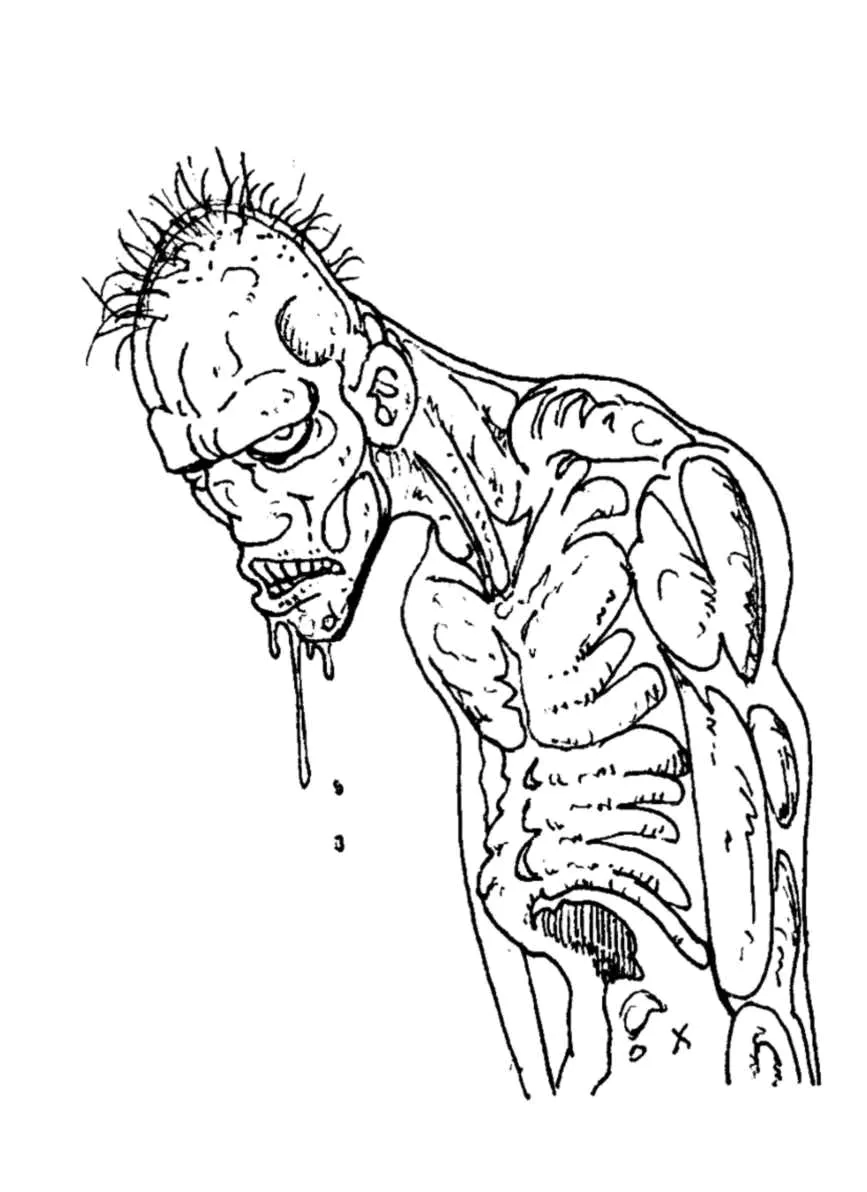 Zombie Coloring Page To Print Zombie Coloring Pages Zombie Coloring Page To Print Zombie Coloring Pages