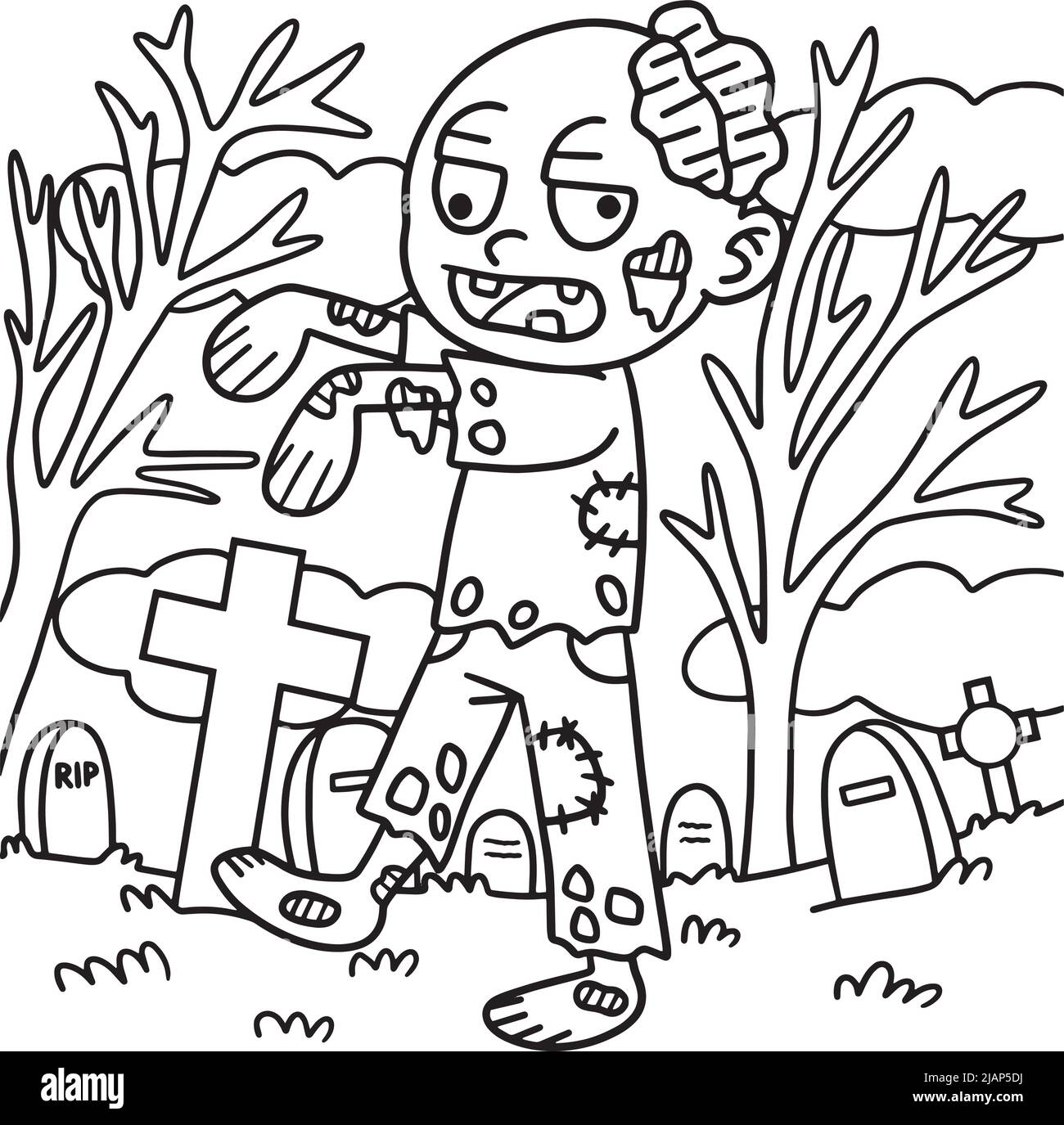 Zombie Kids Coloring Pages Zombie Kids Coloring Pages